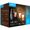 Modee Lighting LED vianočná reťaz 10 LED 1,35m 3xAA teplá biela mikuláš