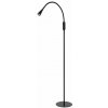 LUCIDE 18756/03/30 ZOZY Stojaca lampa na čítanie LED 3W čierna