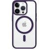 AppleKing ochranný transparentný kryt s MagSafe pre iPhone 14 Pro - fialový - možnosť vrátiť tovar ZADARMO do 30tich dní