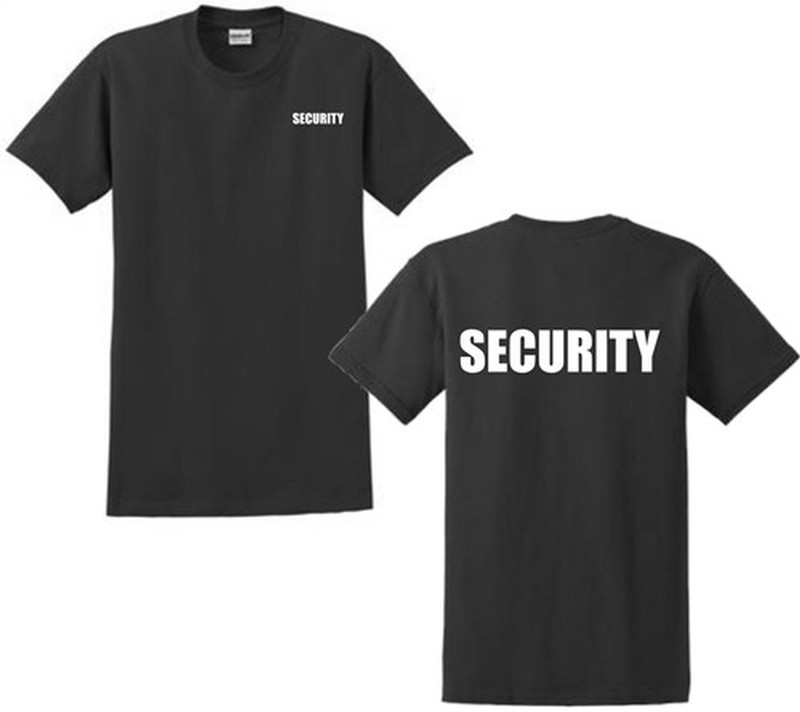 M-Tramp Security tričko s potlačou čierne