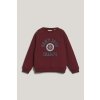 MIKINA GANT 1949 RAGLAN C-NECK WINE RED