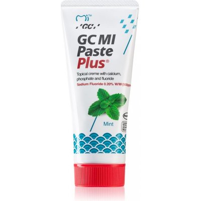 GC MI Paste Plus remineralizačný ochranný krém pre citlivé zuby s fluoridom príchuť Mint 35 ml