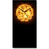 Moderné hodiny nástenné Slnko 30x60 cm