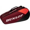 Tenisová taška Dunlop CX CLUB 6R vínová,čierna,biela,červená
