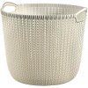 Kôš Curver® KNIT 30 lit., krémový, 39x30 cm