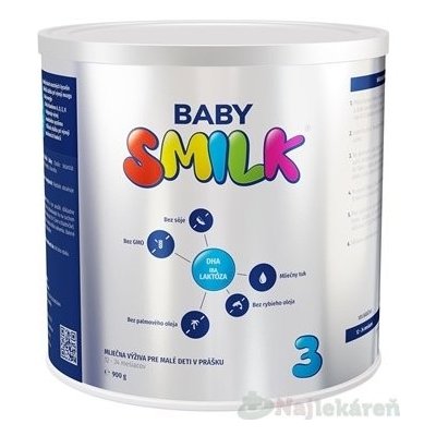 BABYSMILK 3 (12-24 m), 1x900 g, mliečna výživa pre malé deti v prášku