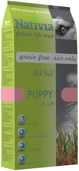 Nativia Dog Puppy Lamb&Rice 15 kg