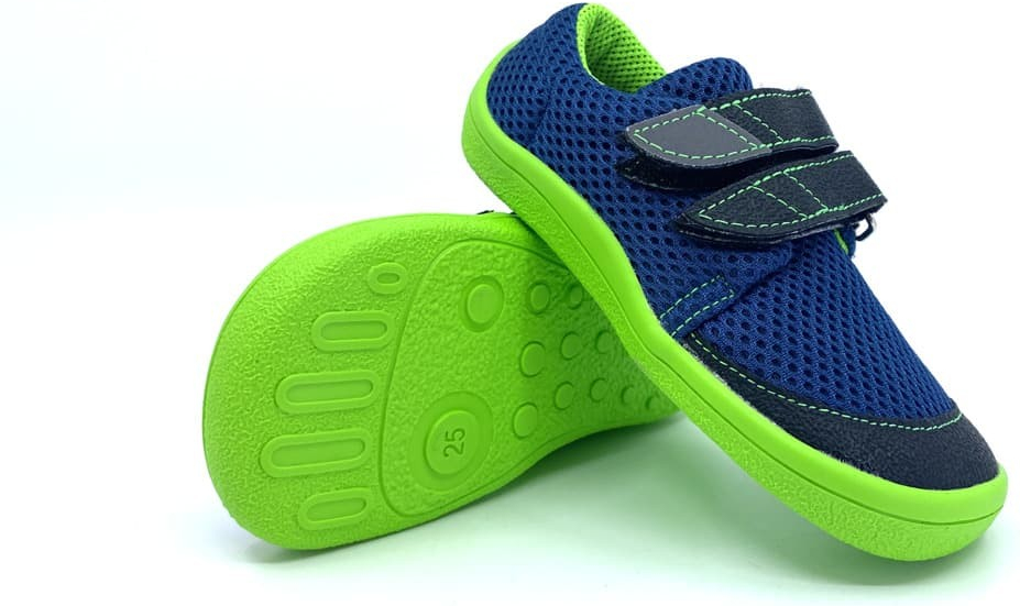 Beda Blue Lime BF 0001/ST/W/O Barefoot tenisky