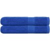 Uteráky do sauny, 2 ks, modré, 80x200 cm, bavlna 100 %