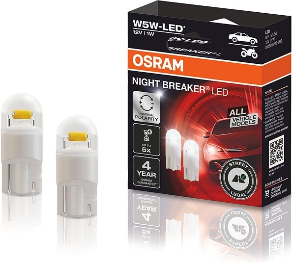 Osram NIGHT BREAKER 2825DWNB-2HFB W5W 12V 5700K Cool White