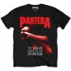 Rock Off metal Pantera Red Vulgar čierne Small