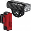 Lezyne Macro Drive 1400+ / Strip Drive Pro 400+ Pair - Satin Black/Black uni