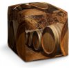 Sablio Taburet Sudy: 40x40x40 cm