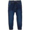 Nohavice chlapčenské podšité džínsové s elastanom, Minoti, 7BLINEDJN 2, modrá - 80/86 | 12-18m