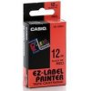 páska CASIO XR-12RD1 Black On Red Tape EZ Label Printer (12mm)