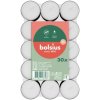 Sviečka Bolsius, čajová, 6 hod., biela, bal. 30 ks