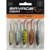 SAVAGE GEAR - Súprava nástrah Craft Shad 8,8 cm 4,2 g Clear Water Mix 5 ks