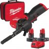 Akumulátorová pásová brúska Milwaukee M12 FBFL10-402B 10 mm (4,0 Ah) 10x330 mm