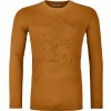 Ortovox pánské merino triko 185 Merino Tangram LS M | farba: sly fox, veľkosť: XL