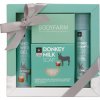 BodyFarm Donkey milk Mini gift set - Donkey milk Mini darčekový set II - 50 ml + 50 ml + 110 g Donkey milk Mini gift set (SG + Shampoo + Soap)