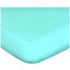 Posteľná plachta Jersey 60x120 cm-Sv. Tyrkysová