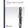 14 Easy Clarinet Quartets - 14 jednoduchých skladieb rôznych hudobných štýlov pre štyri klarinety