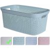 EXCELLENT HOUSEWARE Kôš na bielizeň plast 35 l biela