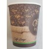 Papierový kelímok 280 ml na letté, cappuccino