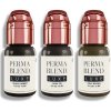 PERMA BLEND LUXE Cool Brows Mini Set pigmentov na obočie 3x15 ml