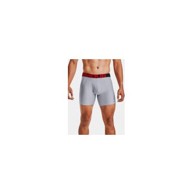 Boxerky Under Armour Tech 6in 2 Pack Mod Gray M