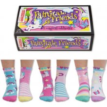 3 páry detské veselé vzorované ponožky FAIRYTALE FRIENDS