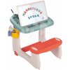 Lavica na kreslenie a magnetky Little Pupils Desk Smoby s obojstrannou tabuľou a úložným priestorom s 80 doplnkami