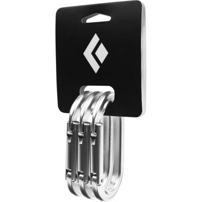 Black Diamond Oval Keylock 3-Pack