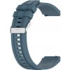 ESES - Extra prodloužený silikonový řemínek - Modro šedý, 22 mm 1530004183
