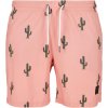 Pánske kúpacie šortky Urban Classics Pattern Swim Shorts - cactus aop L