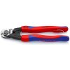 Nožnice na drôty a drôtené laná 190 mm KNIPEX 95 62 190 T