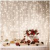 HOME LED spojovateľný svetelný záves, 2 x 2 m, IP44, DLFJ - Teplá biela