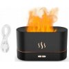 Zvlhčovač Vzduchu Aróma Difuzér Aromaterapia Efekt Plameňa Krb LED