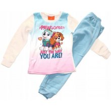 Eplusm Dievčenské zateplené pyžamo Paw Patrol modrá