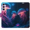 Flipové puzdro iSaprio - Jellyfish - Samsung Galaxy A55 5G