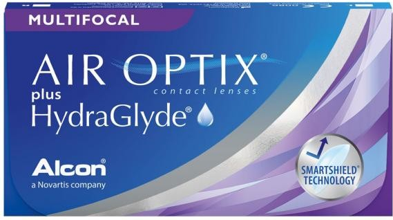 Alcon Air Optix Aqua Hydraglyde Multifocal 6 šošoviek