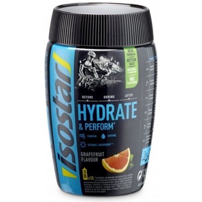 Iónový nápoj Isostar powder hydrate & perform 400g, grapefruit (7612100034910)