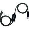 PremiumCord USB 2.0 repeater a propojovací kabel (A/M-B/M)/ 10m/ černý ku2rep10ab