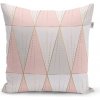 Sablio Vankúš Ružovo-šedé ihlany - 40x40 cm