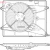 Ventilátor chladenia motora DENSO DER15005