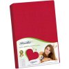 Bellatex plachta jersey červená 160x200
