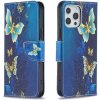 Púzdro pre iPhone 13 Pro Motýľ modré