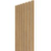 WALL CONCEPT akustický panel Dub rustic, biely filc + MDF, 2750x285x21 mm, 0,78 m2