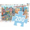 Puzzle Djeco 200 dielikov Puzzle Pozorovanie MESTO