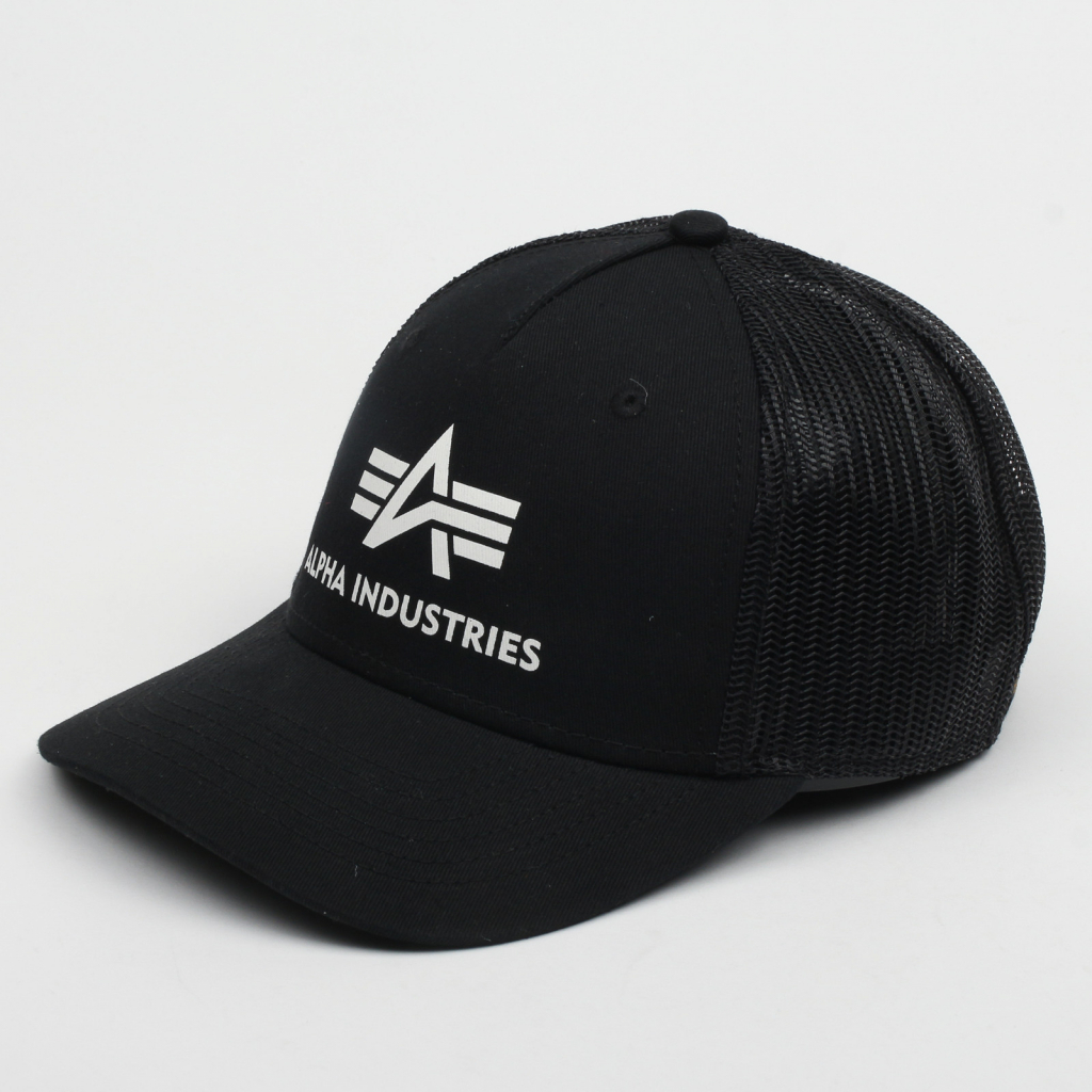 Alpha Industries Basic Trucker Cap čierna